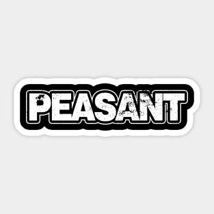 Peasant Vintage Sticker